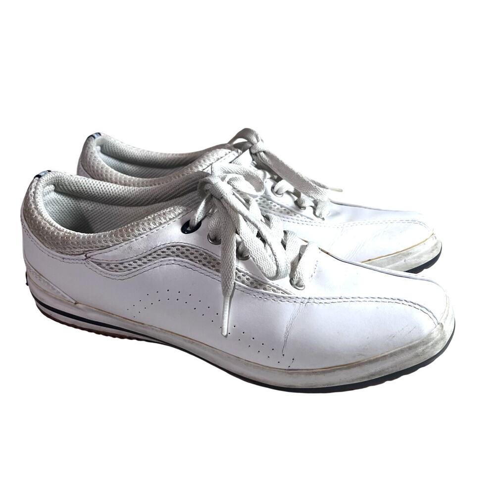 Keds‎ Spirit Leather Sneakers white womens 7.5 walking comfort tennis shoes